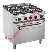 Плита газовая Apach APRG-89FG - БумерангШоп.РФ - Всё для торговли и общепита