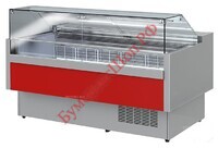 Витрина морозильная Golfstream Двина QV 120 ВН красная - БумерангШоп.РФ - Всё для торговли и общепита