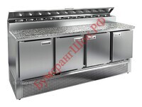 Стол для пиццы HICOLD PZE2-1111/GN (1/6H) камень - БумерангШоп.РФ - Всё для торговли и общепита