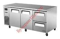 Стол холодильный Turbo air KUR18-2D-2 750 мм - БумерангШоп.РФ - Всё для торговли и общепита