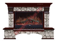 Камин Glenrich Бостон К P 86 Карелия красное дерево - БумерангШоп.РФ - Всё для торговли и общепита