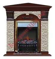 Камин Glenrich Арочный Fobos BR ГО красное дерево угловой - БумерангШоп.РФ - Всё для торговли и общепита