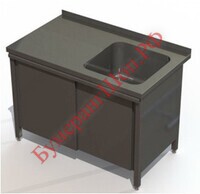 Ванна моечная СТПНШ 100/70 ЛМ / ПМ (цельнотянутая, пристенная) - БумерангШоп.РФ - Всё для торговли и общепита