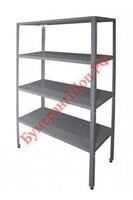 Стеллаж универсальный Финист 1500х500х1800 (полки оцинк.ст, стойки оцинк.ст) - БумерангШоп.РФ - Всё для торговли и общепита