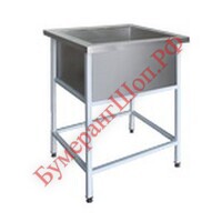 Ванна моечная цельнотянутая Финист ВМЭц-1 (600х600х860) - БумерангШоп.РФ - Всё для торговли и общепита