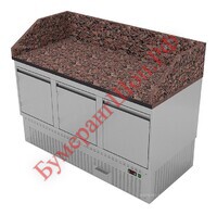 Стол холодильный для пиццы Gastrolux СОН3Г-147/3Д/Sр/ВСН - БумерангШоп.РФ - Всё для торговли и общепита