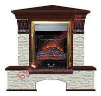 Камин Glenrich Бостон К Majestic BR ГО красное дерево угловой - БумерангШоп.РФ - Всё для торговли и общепита
