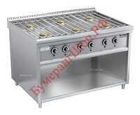 Плита газовая Вулкан ПРГ-IIA-6М Standart серия 700 - БумерангШоп.РФ - Всё для торговли и общепита