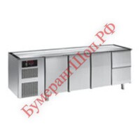 тол с охлаждаемым шкафом ANGELO PO 6MC2 - БумерангШоп.РФ - Всё для торговли и общепита