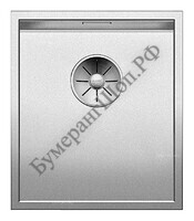 Кухонная мойка Blanco Zerox 340-U InFino Durinox - БумерангШоп.РФ - Всё для торговли и общепита
