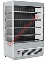 Пристенная витрина FС 20-08 VM 1,3-2 0430 (Carboma Cube 1930/875 ВХСп-1,3 INOX) - БумерангШоп.РФ - Всё для торговли и общепита