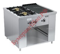 Плита газовая Вулкан ПРГ-IIA-4-1 ДШ Maxi - БумерангШоп.РФ - Всё для торговли и общепита