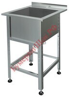 Ванна моечная цельнотянутая с бортом и полкой под смеситель ВМЦ 1/5644 (э) - БумерангШоп.РФ - Всё для торговли и общепита