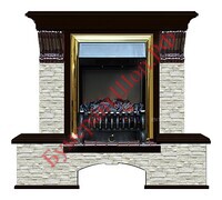 Камин Glenrich Бостон К Fobos BR ГО венге - БумерангШоп.РФ - Всё для торговли и общепита