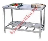 Стол производственный ТММ СРОР-1/1800/600 - БумерангШоп.РФ - Всё для торговли и общепита