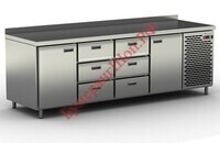 Шкаф-стол холодильный СШC-6,2 GN-2300 - БумерангШоп.РФ - Всё для торговли и общепита