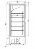 Шкаф холодильный Ариада R700 MSW - БумерангШоп.РФ - Всё для торговли и общепита