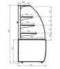 Кондитерская витрина Жасмин Лайт ВС25RK-900 - БумерангШоп.РФ - Всё для торговли и общепита