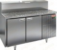 Стол холодильный для пиццы HiCold PZ1-11/GN (каменная столешница) - БумерангШоп.РФ - Всё для торговли и общепита