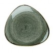 Тарелка обеденная треугольная Churchill Stonecast 22,9 см (серая) - БумерангШоп.РФ - Всё для торговли и общепита
