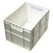 Ящик пластиковый молочный 25 л (белый) - БумерангШоп.РФ - Всё для торговли и общепита