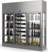 Винный шкаф Enofrigo WINE LIBRARY+ 3P ISOLA H260 P60 серебристый - БумерангШоп.РФ - Всё для торговли и общепита