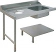 Стол для грязной посуды, с мойкой и отверстием к посудомоечным машинам Elettrobar 75446 - БумерангШоп.РФ - Всё для торговли и общепита