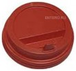 Крышка для стакана Интерпластик-2001 90 мм красная с носиком - БумерангШоп.РФ - Всё для торговли и общепита