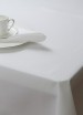 Скатерть прямоугольная Astinn Oxford (белая) 140x180 см (подгиб 2 см) - БумерангШоп.РФ - Всё для торговли и общепита