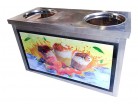 Фризер для жареного мороженого Foodatlas KCB-2Y (стол для топпингов, система контроля температуры) - БумерангШоп.РФ - Всё для торговли и общепита