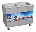 Фризер для жареного мороженого Foodatlas KCB-2F (стол для топпингов, 2 компрессора) - БумерангШоп.РФ - Всё для торговли и общепита