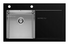Кухонная мойка Imenza Charisma 1B 1D (86x53) черная - БумерангШоп.РФ - Всё для торговли и общепита