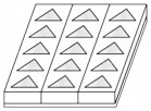 Форма для пирожных Martellato MONOP. B004 Треугольник - БумерангШоп.РФ - Всё для торговли и общепита