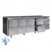 Универсальный холодильный стол Финист УХС-600-0/8 (4 секции) - БумерангШоп.РФ - Всё для торговли и общепита