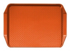 Пластиковый поднос 30х43 см Cambro 1217FFH 166 (оранжевый) - БумерангШоп.РФ - Всё для торговли и общепита