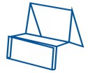 Универсальная подставка с ценникодержателем 70 мм - БумерангШоп.РФ - Всё для торговли и общепита