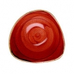 Салатник треугольный Churchill Stonecast 15,3 см (красный) - БумерангШоп.РФ - Всё для торговли и общепита