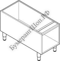 Стенд открытый 740 серии Tecnoinox VN4L7 - БумерангШоп.РФ - Всё для торговли и общепита
