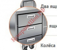 Три ящика (секция) для холодильных столов HiCold SL / PZ - БумерангШоп.РФ - Всё для торговли и общепита