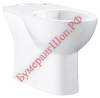 Унитаз напольный Grohe Bau Ceramic 39429000Gr - БумерангШоп.РФ - Всё для торговли и общепита