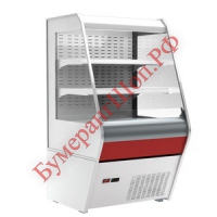 Полувертикальная холодильная витрина F 13-07 VM 0,7-2 (Carboma 1260/700 ВХСп-0,7 стеклопакет) - БумерангШоп.РФ - Всё для торговли и общепита