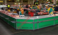 Рыночный стол неохлаждаемый Don-Service Угол 90 (трапеция) - БумерангШоп.РФ - Всё для торговли и общепита