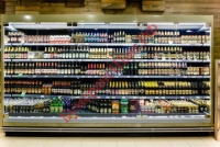 Холодильная горка ВС49 95GH-2500 Универсальная (пресервы) с фронтальным остеклением - БумерангШоп.РФ - Всё для торговли и общепита