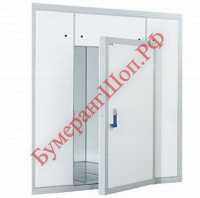 Контейнерная дверь 1800х2300 (80 мм) - БумерангШоп.РФ - Всё для торговли и общепита
