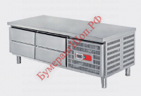 Холодильный стол для теплового оборудования Fornazza (4 ящика, GN 1/1) - БумерангШоп.РФ - Всё для торговли и общепита