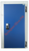 Распашная дверь одностворчатая НТ-РДО 1000x2000 (80 мм) с металлической рамой - БумерангШоп.РФ - Всё для торговли и общепита