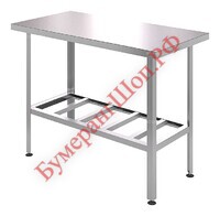 Стол производственный CRYSPI СРЦЦ Э РП 1100х700х870 - БумерангШоп.РФ - Всё для торговли и общепита
