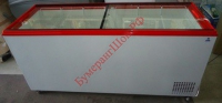 Морозильный ларь Ангара-600 СТ. (стекло) 6 корзины - БумерангШоп.РФ - Всё для торговли и общепита