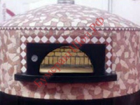 Печь для пиццы дровяная купольная Ceky D120 (mosaic) - БумерангШоп.РФ - Всё для торговли и общепита
