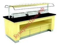 Салат-бар тепловой INOKSAN INO-OSF-DL164 - БумерангШоп.РФ - Всё для торговли и общепита